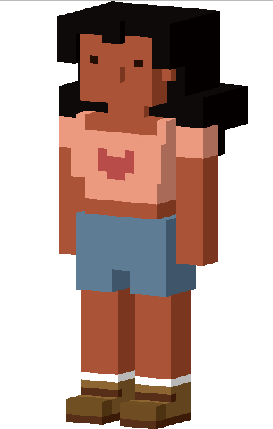 Nani - Disney Crossy Road (390x612), Png Download