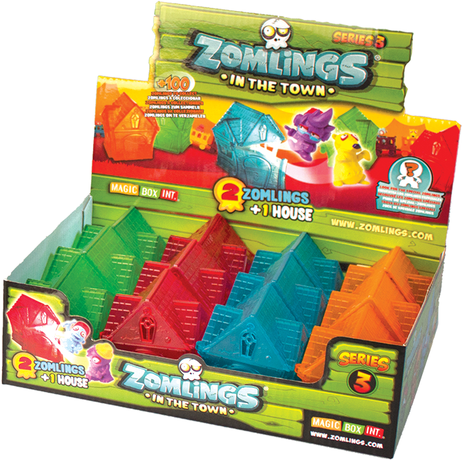 Zomlings Series 1 House (798x862), Png Download