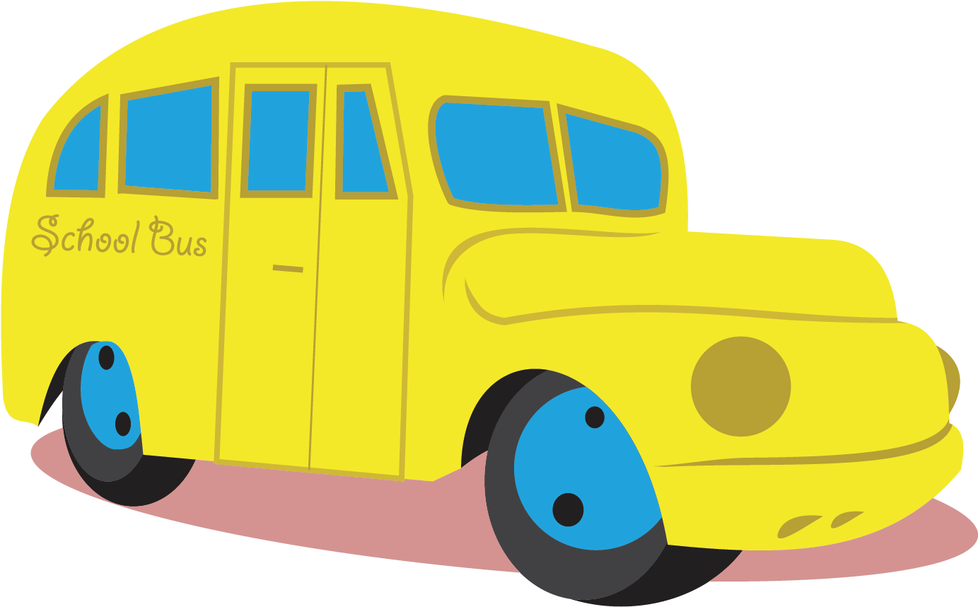 Bus Cartoon Drawing School Bus Cartoon Pictures Png - Bus (2362x2362), Png Download