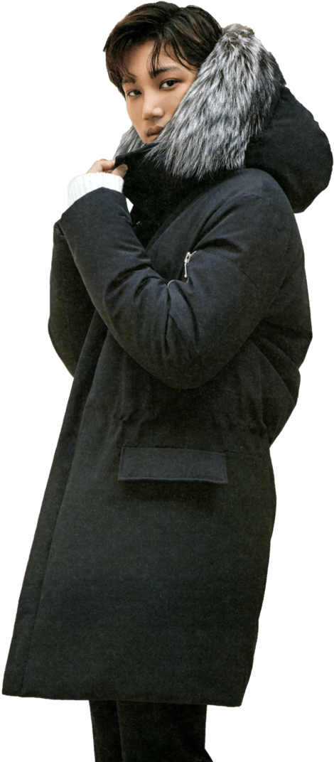 Download - Kai Winter Coat (736x1085), Png Download