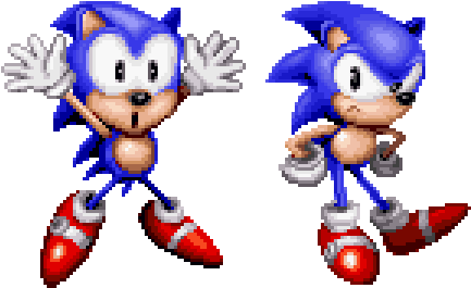 Sonic The Hedgeblog On Twitter - Classic Sonic Cd Sonic (540x312), Png Download