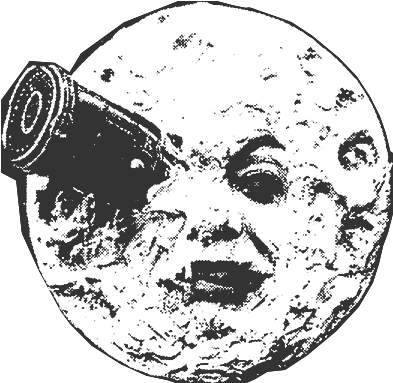 Luna - Trip To The Moon (417x382), Png Download