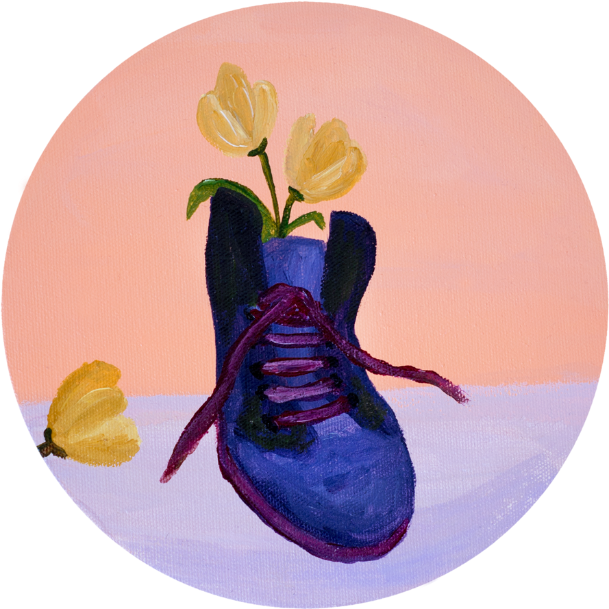 Nani Puspasari Painting Tulip (1000x987), Png Download