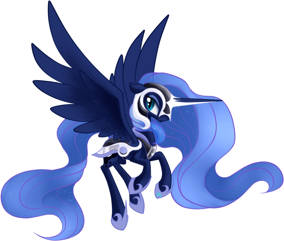 App Luna Png By Thefabulousfanboy-d6uwo - Mlp Luna Armour (1024x823), Png Download
