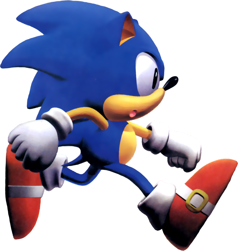 Sonicr1 - Sonic Sprite Sonic R (763x803), Png Download