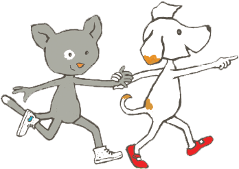 A Character That Was Born From A Real Dog, Lida's Dog - Cartoon (380x380), Png Download