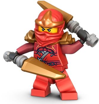 Ninja Of Fire - Lego Ninjago Season 2 Kai (472x443), Png Download