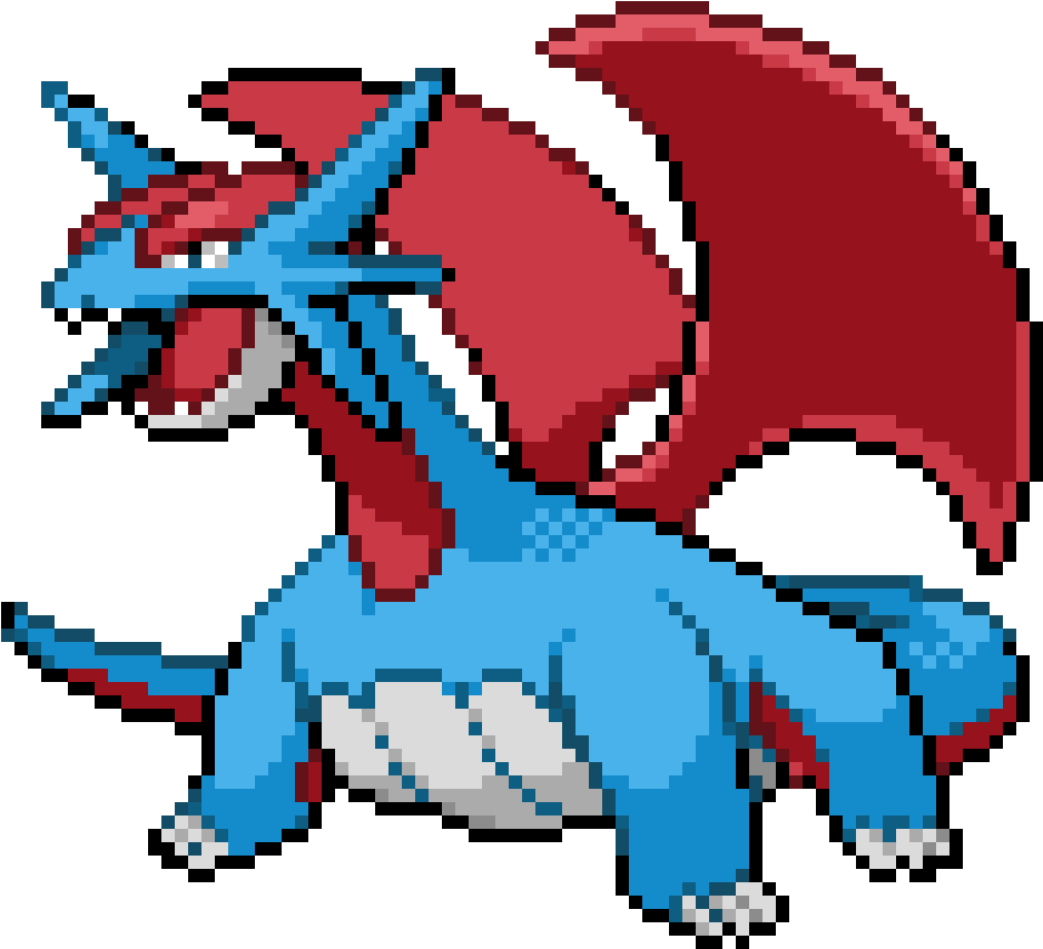 Salamence - Salamence Sprite Png (1200x1200), Png Download
