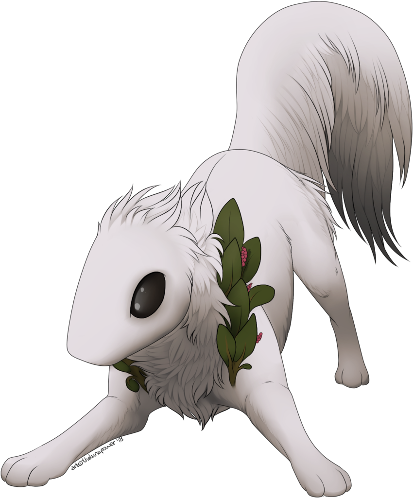 Leafy Drawing Luna - Drawing (1024x1053), Png Download