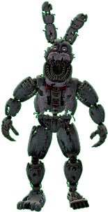 Five Nights At Freddy's - Fnaf 4 Nightmare Bonnie (424x318), Png Download