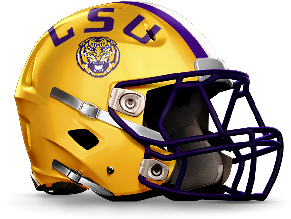 Lsu - Football Helmets (719x562), Png Download