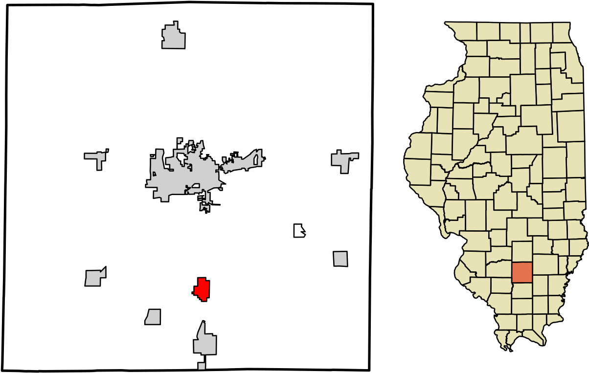 Jefferson County Illinois Incorporated And Unincorporated - Jefferson County Il Coal Mines (1280x839), Png Download