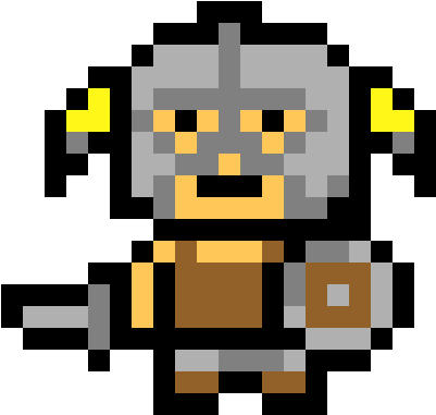 Dragonborn - Dragonborn Pixel Art (440x420), Png Download
