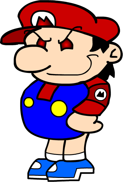 Who Else But Waluigi - Baby Malleo (419x619), Png Download
