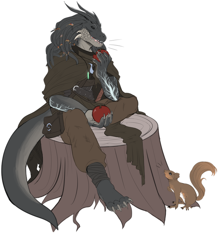 Find This Pin And More On Dragonborn By Lazerous8981 - Drawing (881x767), Png Download