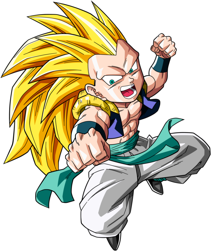 Gotenks Ssj 3 By Maffo1989-d8xt5o0 - Gotenks Png (830x962), Png Download