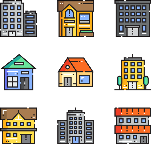 Type Of Houses - Type Of Houses Png (600x564), Png Download