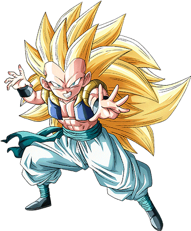 Gotenks Ssj3 Png - Gotenks Ssj3 Dokkan Battle Png (426x568), Png Download