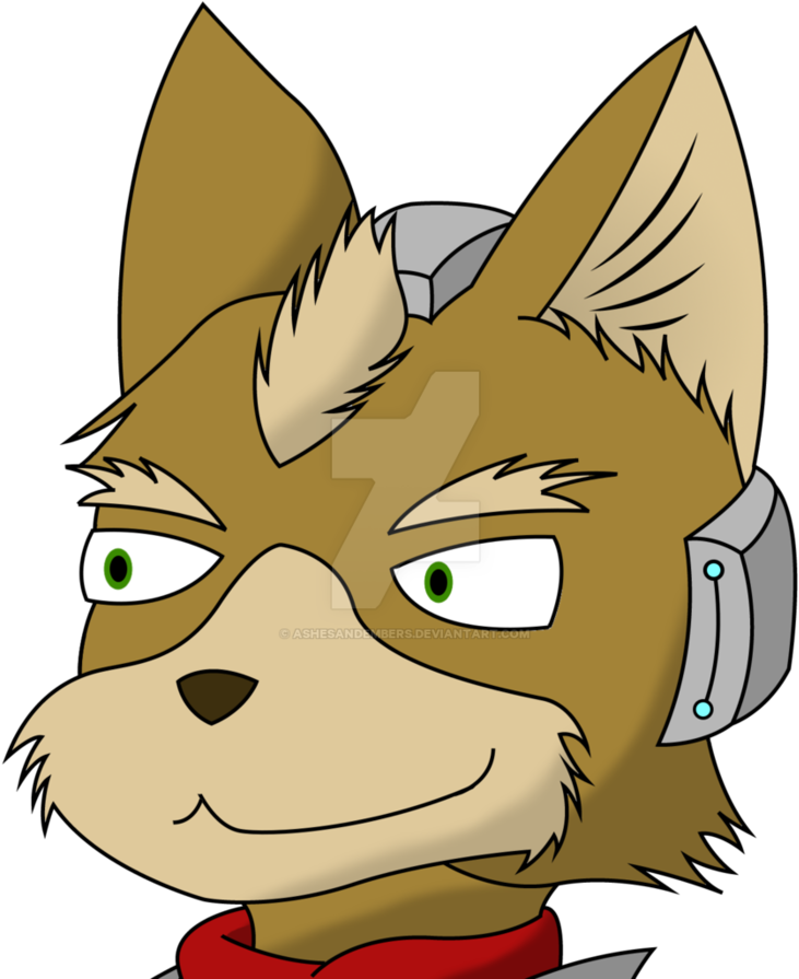 Fox Mccloud Melee Drawing - Star Fox (894x894), Png Download