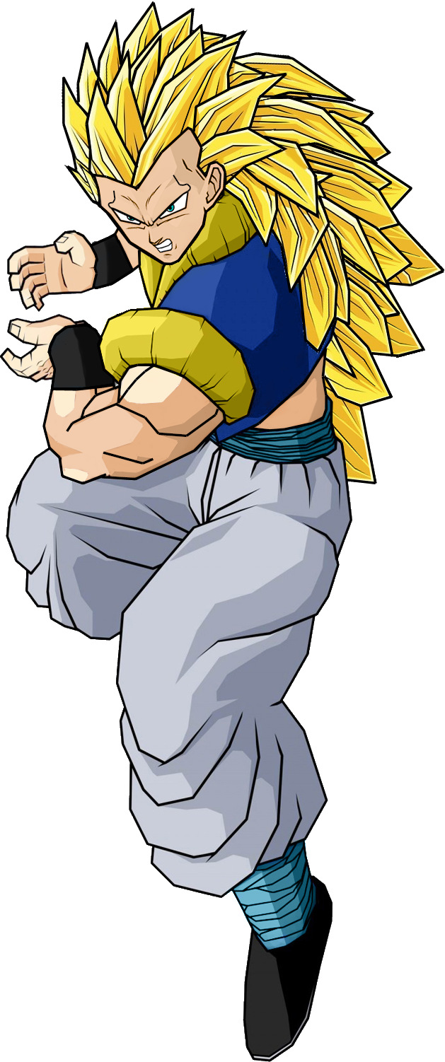 Gotenks Super Saiyan - Ssj4 Gogeta (629x1502), Png Download