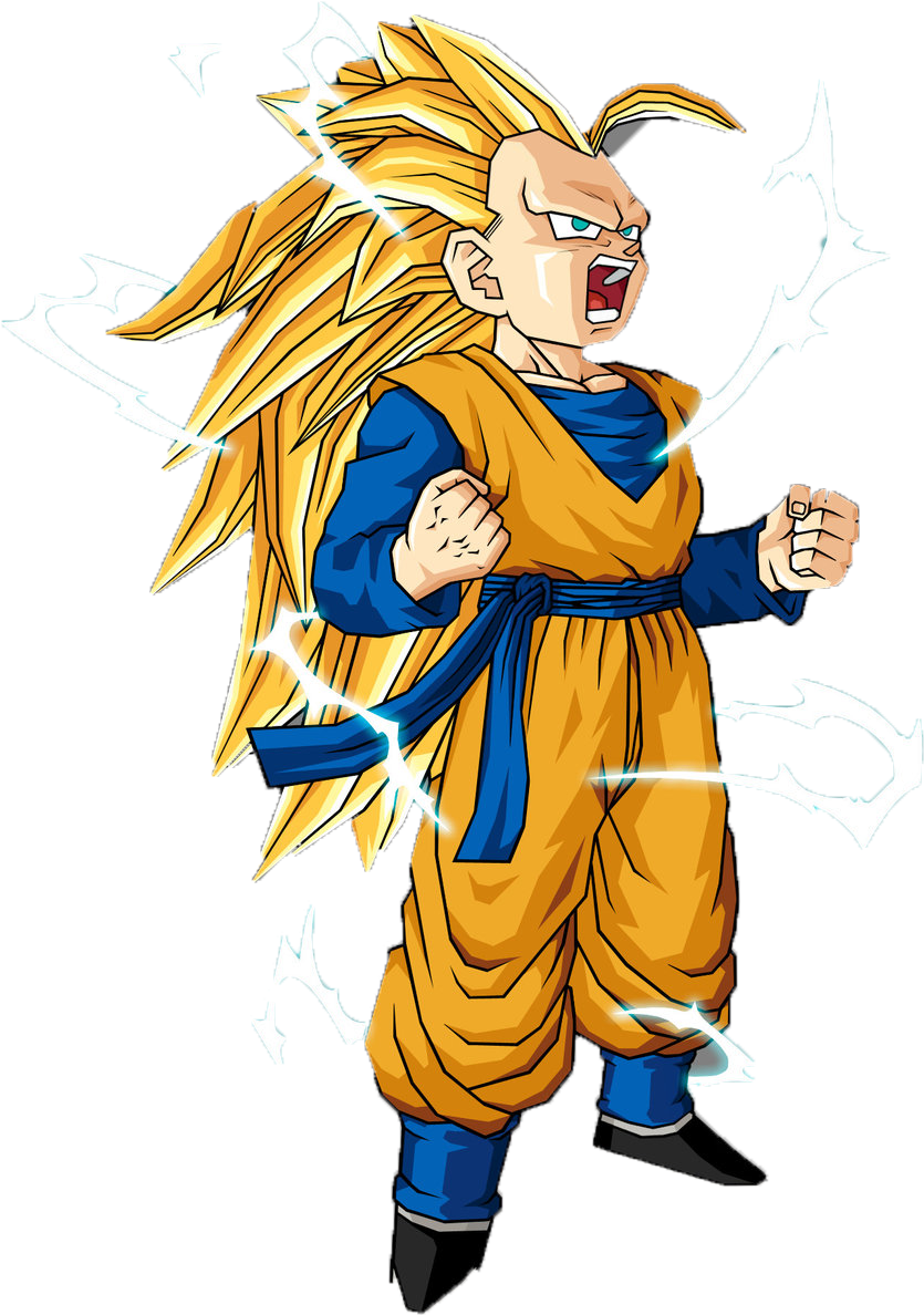 Dragon Ball Fanon Wiki - Dragon Ball Goten Ssj3 (900x1269), Png Download