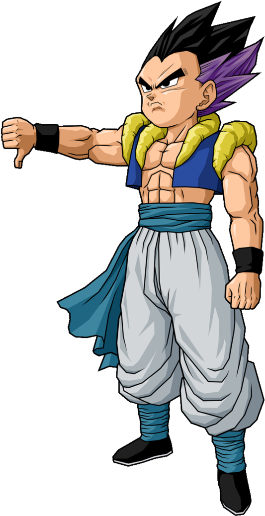 Dragon Ball Z Wallpapers Normal Gotenks - Dragon Ball Z Gotenks (692x1153), Png Download