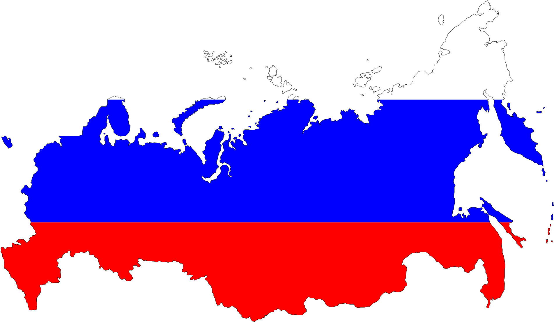 Russia Drawing Flag Russian - Siberia Region Of Russia (2000x1154), Png Download