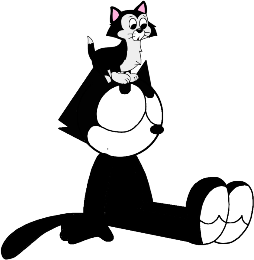 Figaro At Felix - Comics (894x894), Png Download