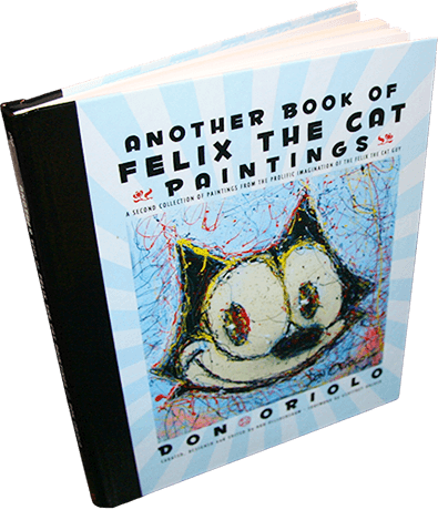 Another Book Of Felix The Cat Paintings - Another Book Of Felix The Cat Painting (395x460), Png Download