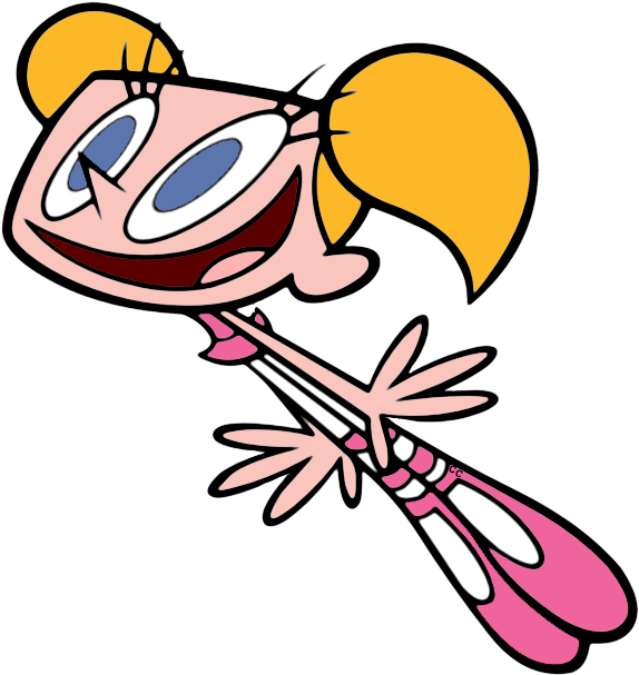 Mom Dad Dee Dee Dee Dee - Dexter's Laboratory Clip Art (585x618), Png Download