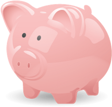Piggy Bank - Piggy Bank Transparent Background (400x400), Png Download