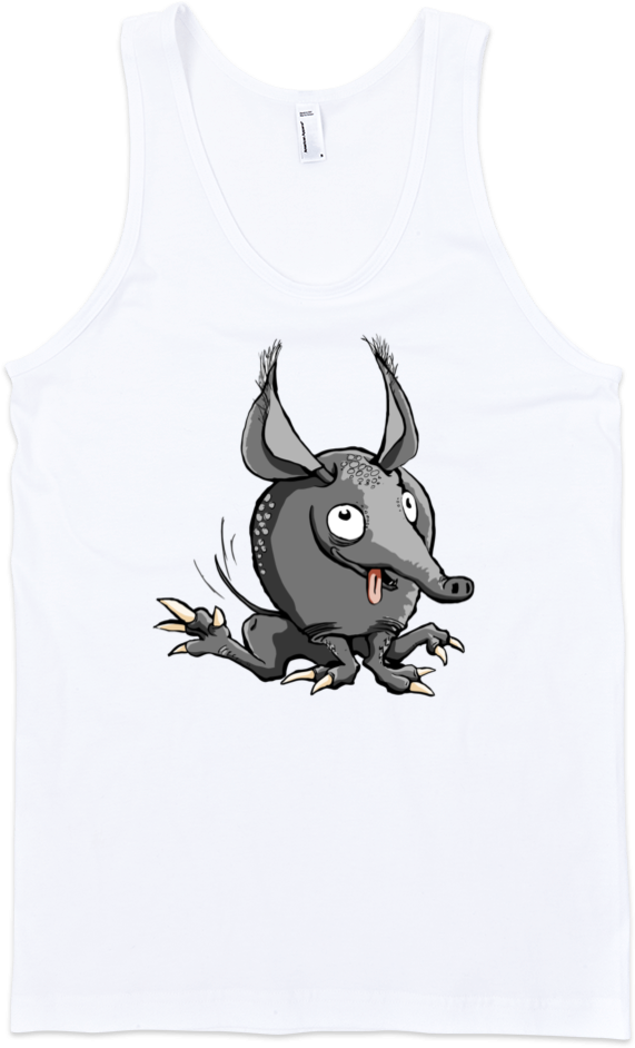 Armadillo Fine Jersey Tank Top Unisex By Itee - Girl Shirt Transparent Background (1000x1000), Png Download