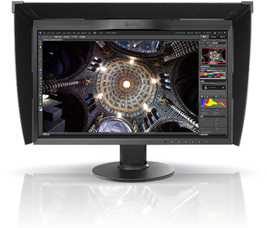 Productphoto1 - Productphoto2 - Productphoto3 - Productphoto4 - Coloredge Cg248-4k - 23.8" Ips Led Monitor - 4k Ultrahd (400x410), Png Download