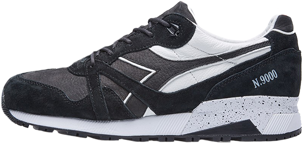 X Diadora X Dreamworks N9000 Felix The Cat Via The - Zapatillas Diadora N9000 X Bait Felix (640x387), Png Download