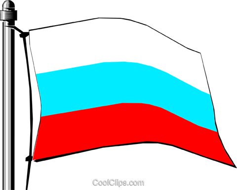 Russian Republic Flag Royalty Free Vector Clip Art - Flag (480x384), Png Download