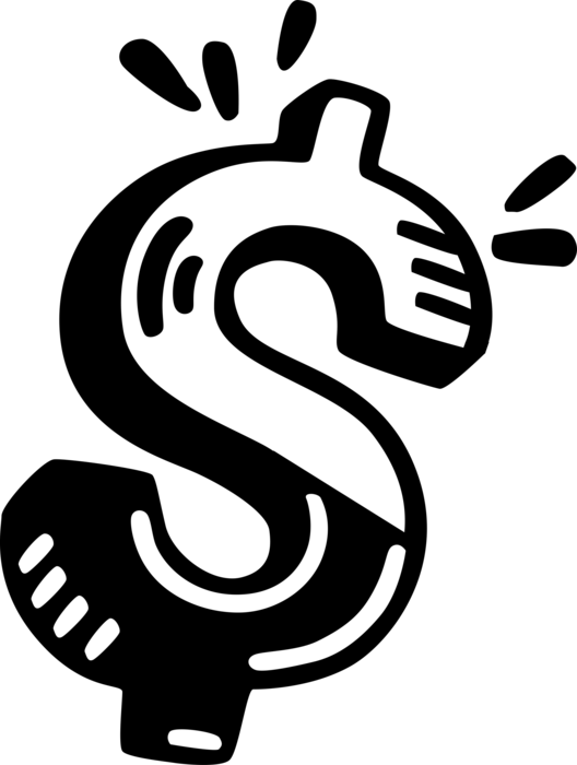 Dollar Money Currency Symbol - Tax (528x700), Png Download