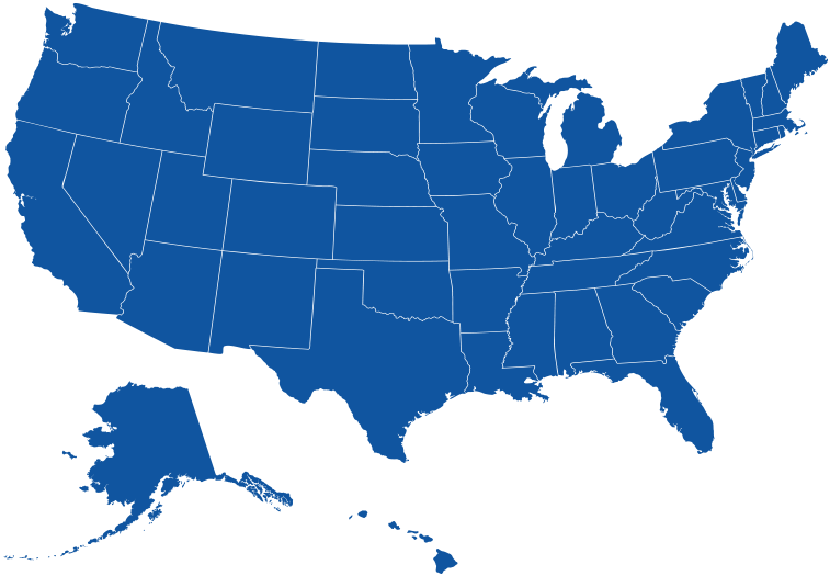 Ups Mail Innovations Expedited Map (780x560), Png Download