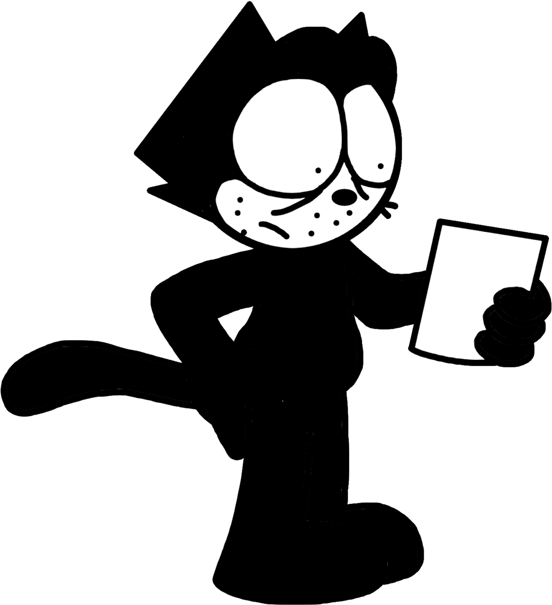 Free Download Cartoon Clipart Felix The Cat Mickey - Cartoon (1600x1600), Png Download