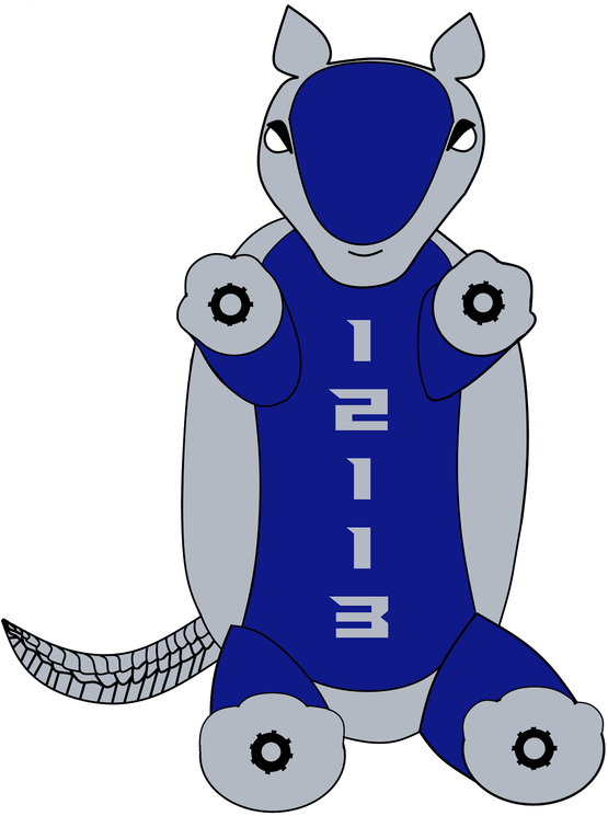 The Armadillo Pups - Team (600x800), Png Download