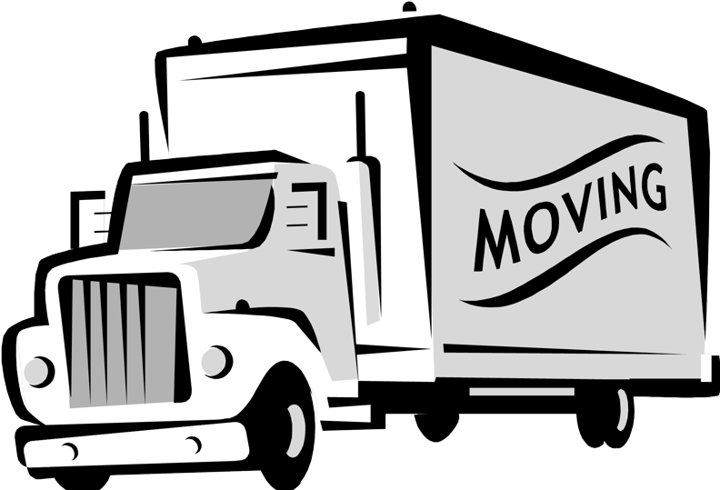 Png Black And White Download Reasons We Don T Want - We Re Moving Truck Transparent (800x538), Png Download