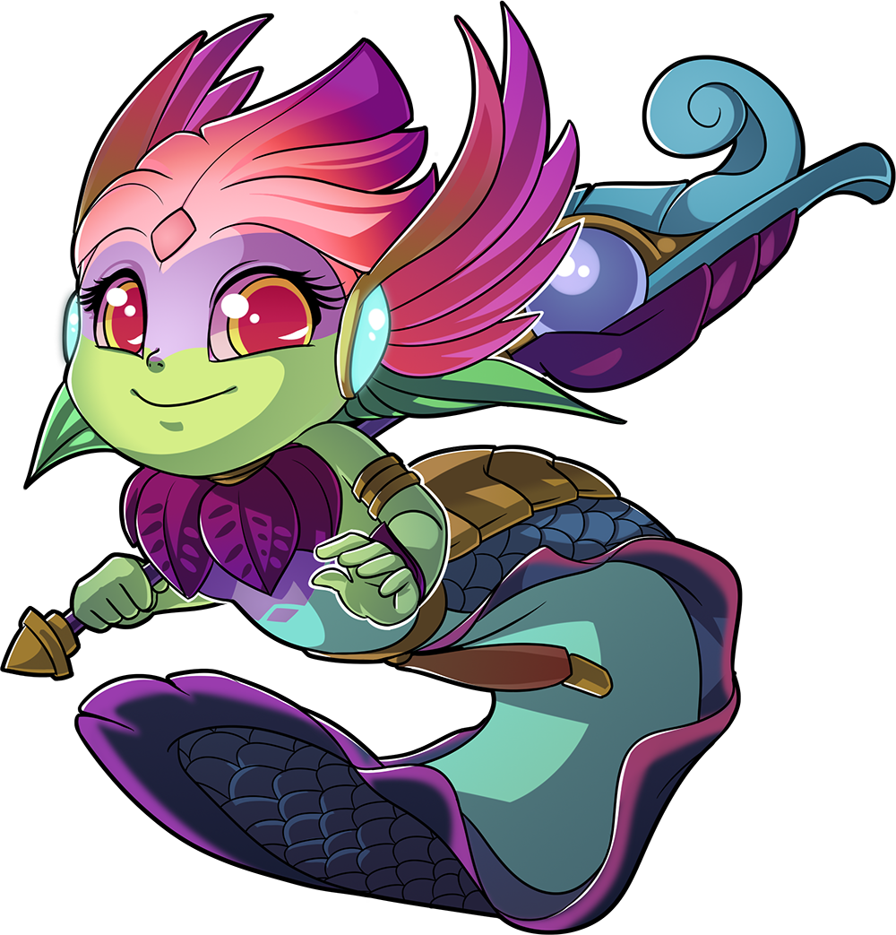 Chibi River Spirit Nami - Chibi Nami Lol (1000x1043), Png Download