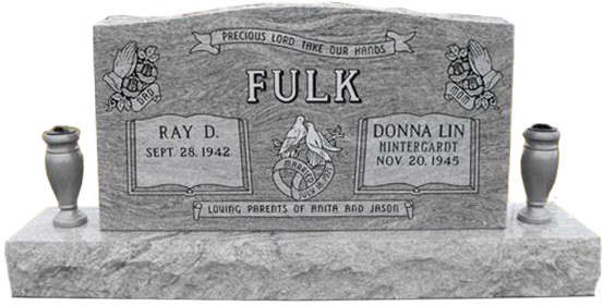 Up Right Head Stone - Headstone (574x347), Png Download