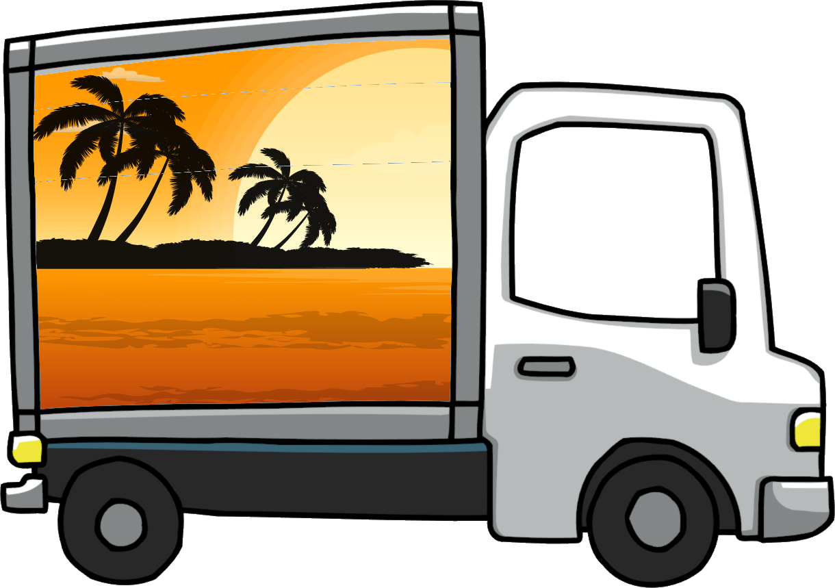 Moving Company Reviews Of Miami, Fl Movers - Moving Van (1220x859), Png Download