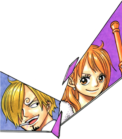 Sanji & Nami From Volume 88 Cover - Pirates! (500x577), Png Download