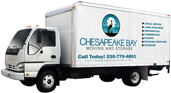 Chesapeake Bay Moving And Storage Truck Logo - Delivery Truck (600x400), Png Download