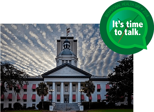 2018 Behavioral Health Day At The Capitol - Florida State Capitol (543x403), Png Download