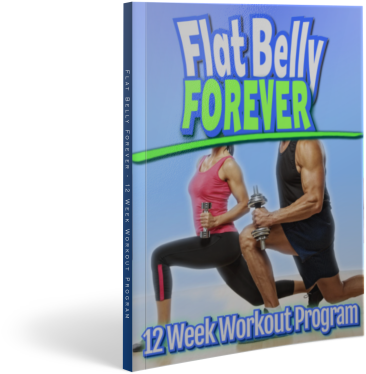 12 Week Workout - Flat Belly Forever (373x390), Png Download