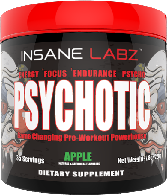 Psychotic By Insane Labz - Psychotic Pre Workout (572x804), Png Download