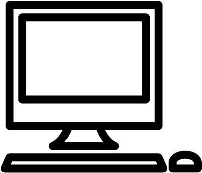 Student Computer Vector - Computer Screen And Mouse Png (400x400), Png Download