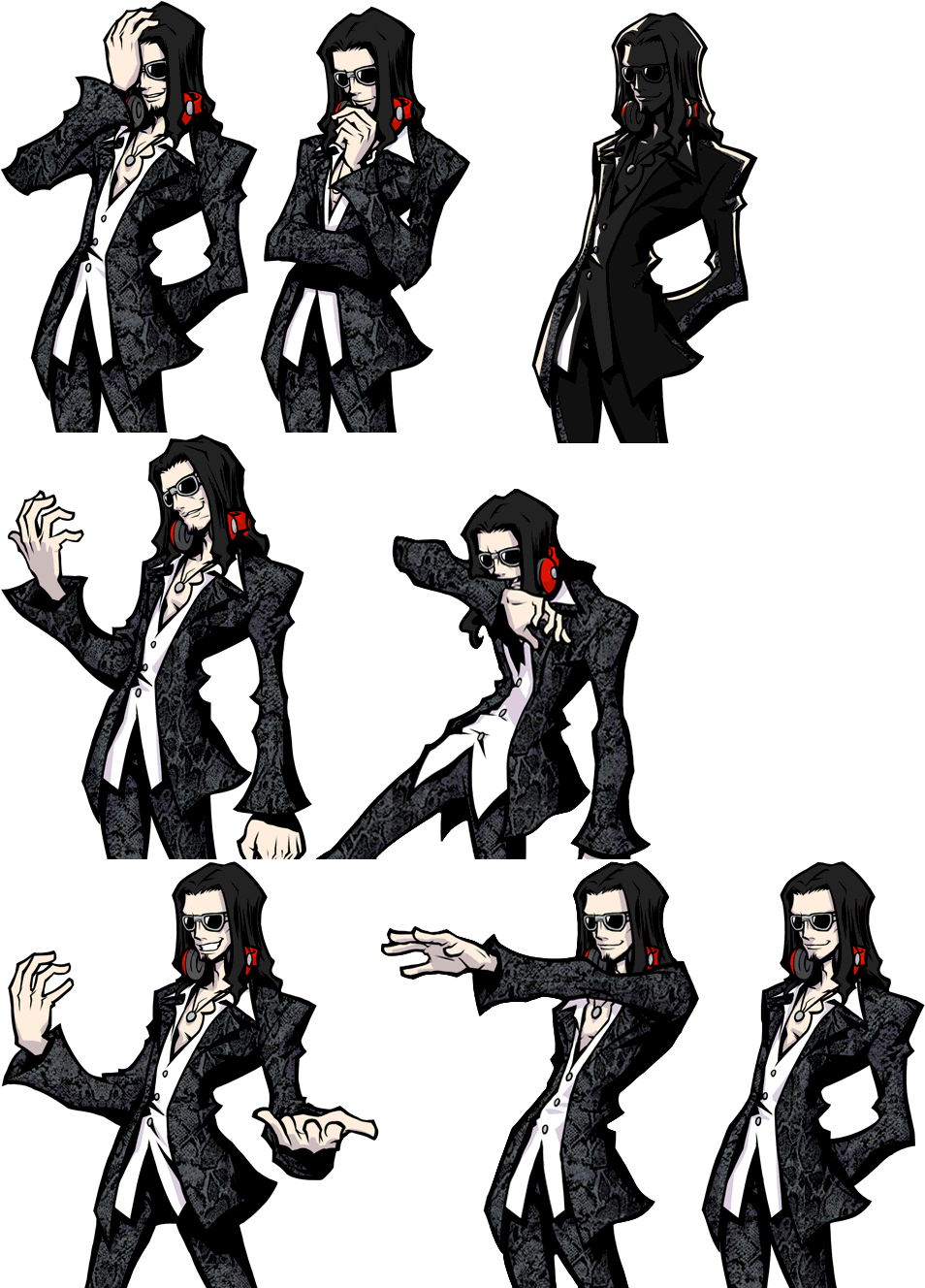 Dialogue Sprites - World Ends With You Kitaniji (953x1339), Png Download